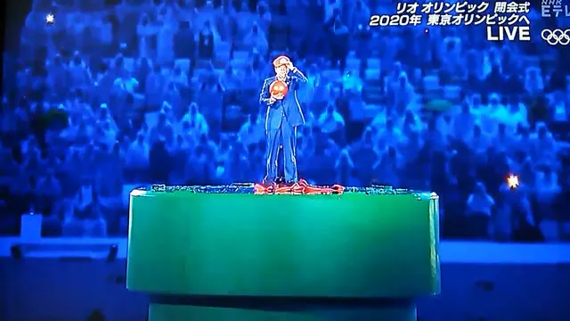 总理亲自COS马里奥 多啦A梦大空翼HelloKitty共襄盛举-这个东京奥运很二次元 总理亲自COS马里奥 多啦A梦大空翼HelloKitty共襄盛举-这个东京奥运很二次元