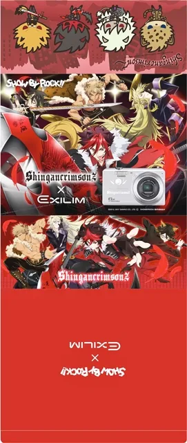 CASIO将与《SHOW BY ROCK!!》合作推出联名款数位相机,将采用限量预购生产方式推出!