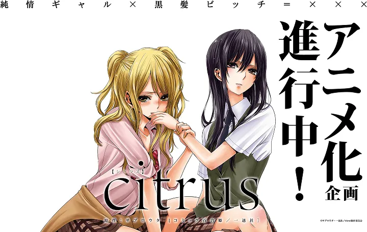 百合漫画《citrus》动画化企划正式启动，特设官方网站率先开放给观众们追踪！-绝对领域