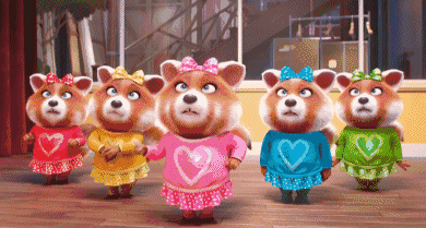 『欢乐好声音』中五只可爱的小浣熊与背后歌者澎薇薇