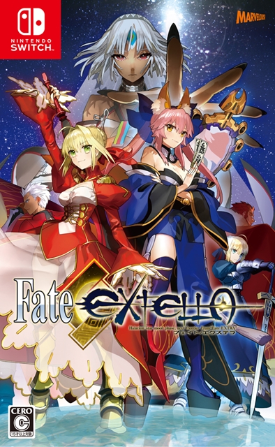 《Fate/EXTELLA》即将登陆Nintendo Switch主机，收录先前版本35套DLC服装！