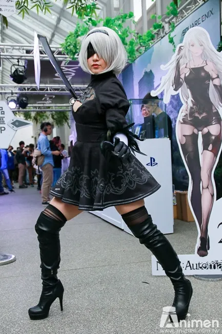 【现场直击】《尼尔 自动人形》繁中版抢先体验活动,人气COSER「Misa」扮演2B互动宣传!