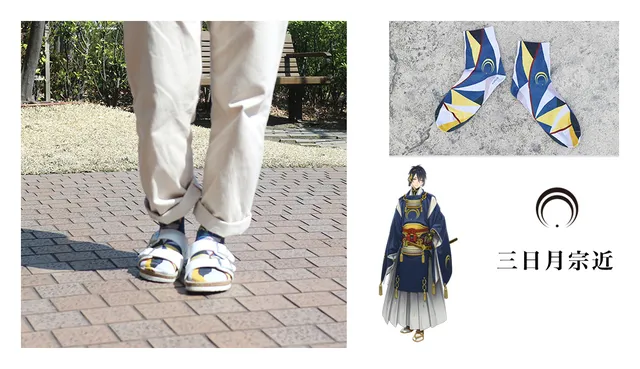 喜欢穿长袜的审审们快来看这里!《刀剑乱舞×靴下屋》6把刀剑男士就是要你霸气穿在脚上( ・`ω・´)
