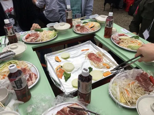 和政委一起BBQ-上坂堇山梨县粉丝一泊游粉丝返图