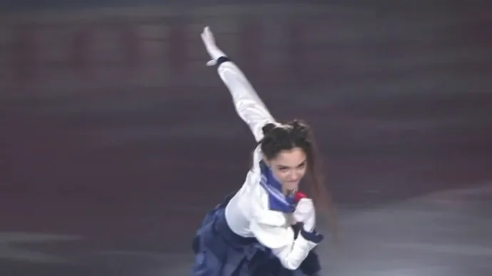 『冰上的尤里』迷妹梅德韦杰娃再度在日本表演美少女战士花样滑冰节目