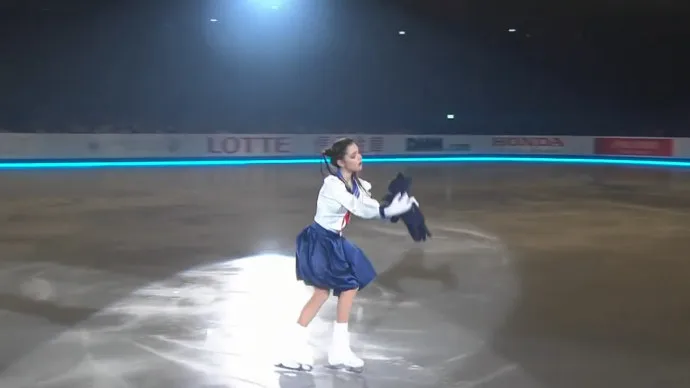 『冰上的尤里』迷妹梅德韦杰娃再度在日本表演美少女战士花样滑冰节目