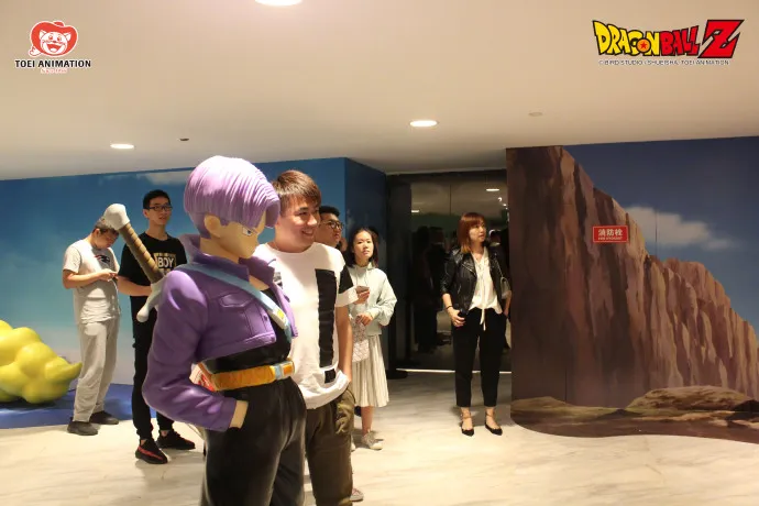 龙珠现身大丸 神龙降临魔都-龙珠特展“永远的超级赛亚人”开幕