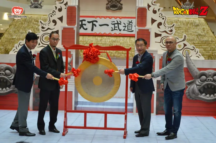 龙珠现身大丸 神龙降临魔都-龙珠特展“永远的超级赛亚人”开幕