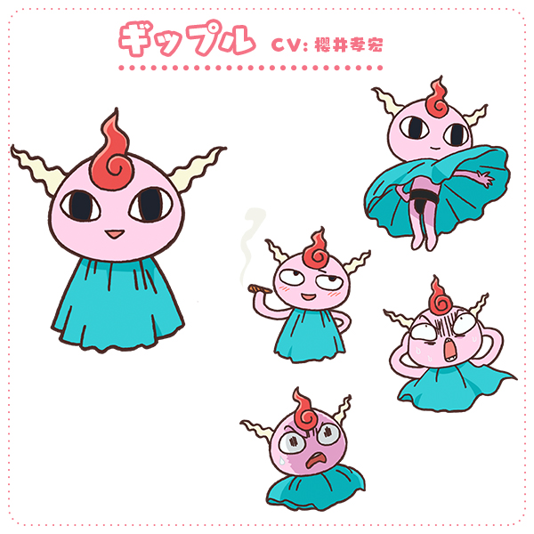 「樱井孝宏」是讨厌肉麻的兜档布小精灵、今年夏天新动画《咕噜咕噜魔法阵》公布第3批声优！