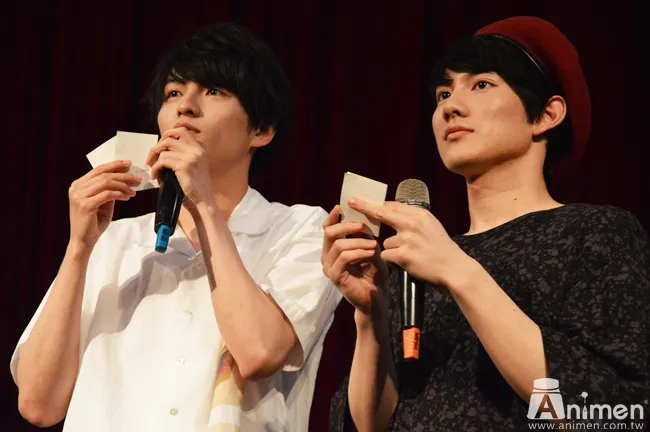 【现场直击】2.5舞台剧演员「小南光司」与「赤泽辽太郎」来台举办见面会!两人害羞为粉丝喂食甜点♥