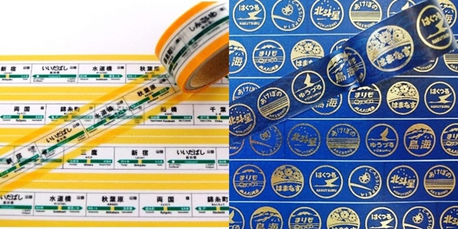 日本电车路线图摇身一变成可爱纸胶带，绝对是纸胶带迷、铁道粉必收藏的周边啦(ﾟ∀ﾟ)b！
