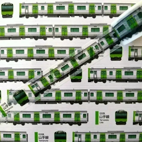 日本电车路线图摇身一变成可爱纸胶带,绝对是纸胶带迷、铁道粉必收藏的周边啦(゚∀゚)b!