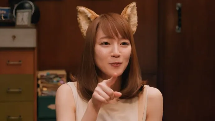吉冈里帆 星野源出演-日清どん兵衛方便面广告 狐狸与油炸豆腐