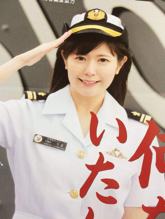 竹达彩奈海自制服写真登上日本军事杂志『MAMOR』七月号