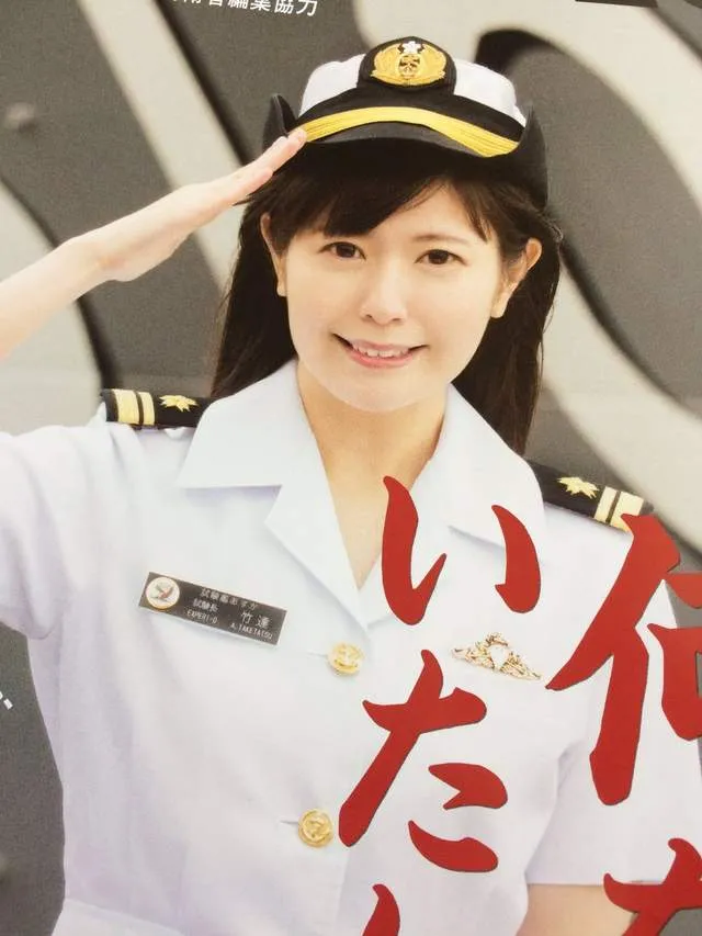 竹达彩奈海自制服写真登上日本军事杂志『MAMOR』七月号