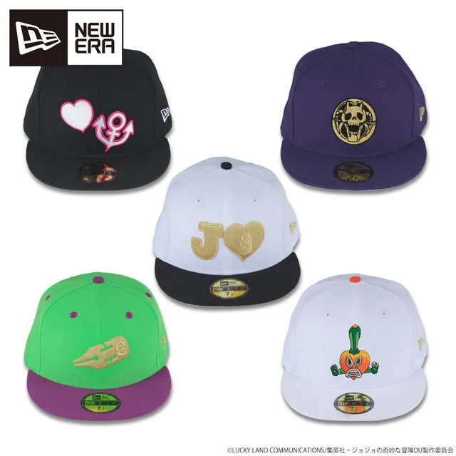 《JoJo的奇妙冒险》x「NEW ERA」潮牌合作,流行帽款让你一戴上就成为注目焦点!