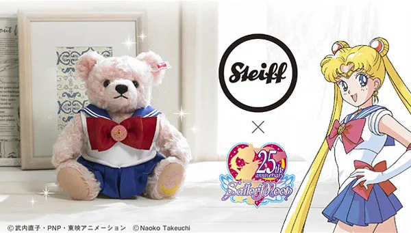 庆贺《美少女战士》诞生25周年，与「泰迪熊」的合作商品即将推出！全球限量只有1992只！-绝对领域