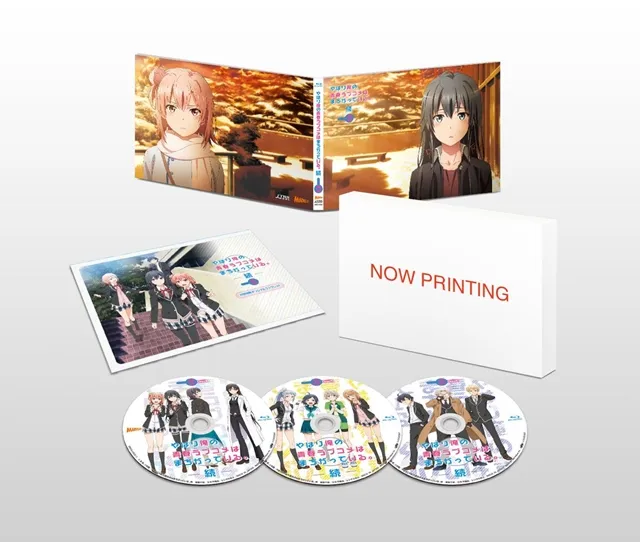 超人气动画《果然我的青春恋爱喜剧搞错了。续》Blu-ray BOX决定在10月底上市,首波发售情报抢先公开!