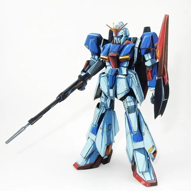 这到底是平面还是立体模型呢？！日本钢弹模型玩家创作《二次元风钢弹》让网友们啧啧称奇( 3ω3)-绝对领域