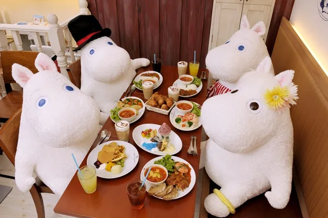 日本女生最夯话题餐厅:噜噜米主题餐厅「Moomin café」 首度进军台湾7月7日将于台北东区盛大开幕