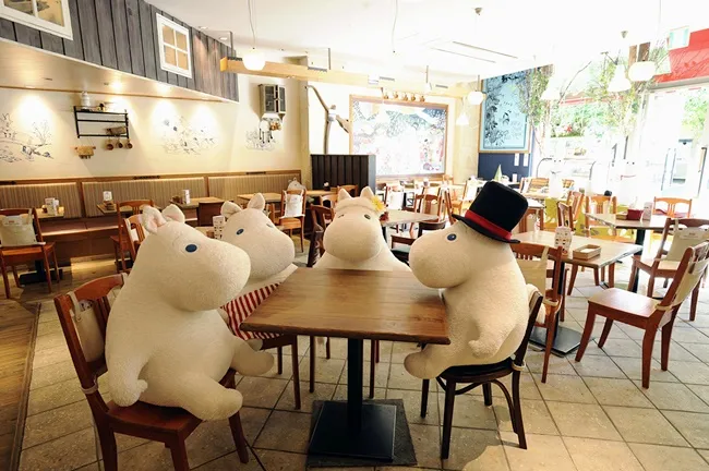 日本女生最夯话题餐厅:噜噜米主题餐厅「Moomin café」 首度进军台湾7月7日将于台北东区盛大开幕