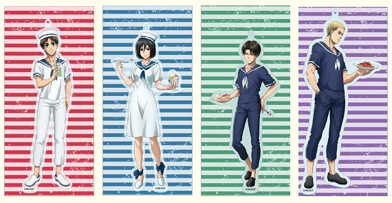 《进击的巨人第二季×SWEETS PARADISE》兵长换上水手服啦!而且还可以来这里吃垮乌托伽尔德城喔w