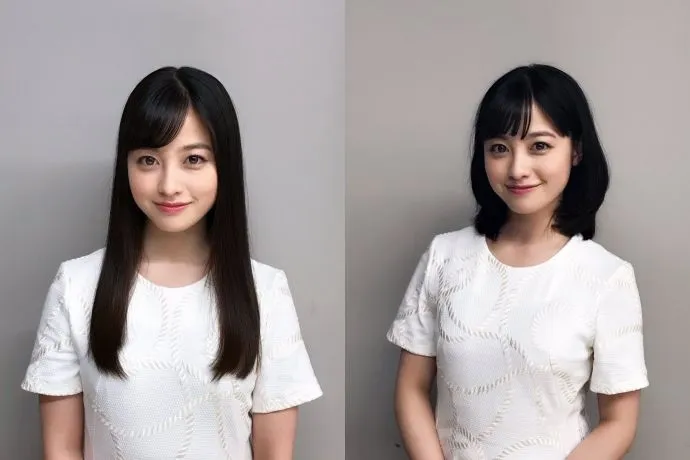 千年美女桥本环奈剪发直播特效滤镜全程卖萌-绝对领域