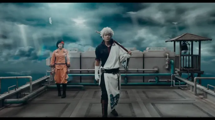 桥本环奈抠鼻囧镜出现-『银魂』真人电影预告片第二弹公布