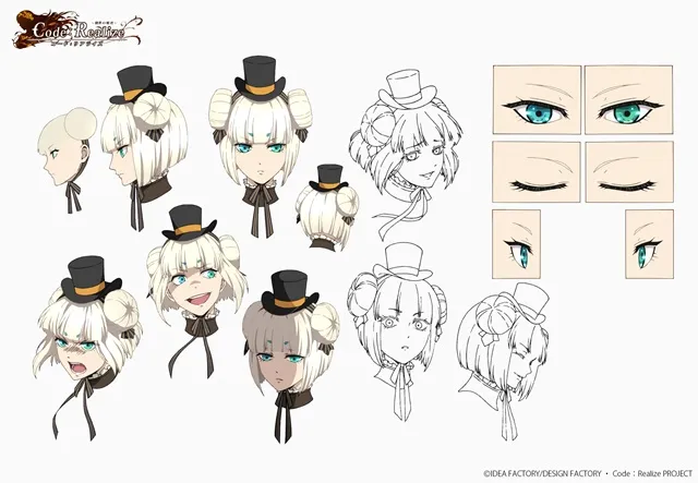 PSV游戏改编10月新番『Code:Realize ~创世的姬君~』人设公布