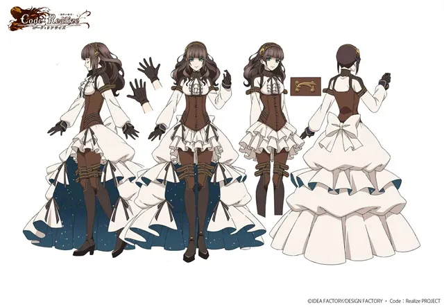 PSV游戏改编10月新番『Code:Realize ~创世的姬君~』人设公布