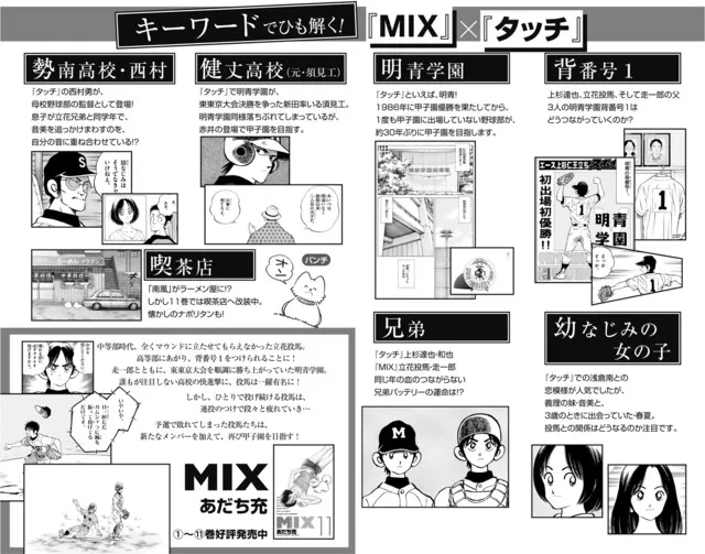 秦基博×安达充棒球漫画『MIX』特别版MV『鱗』上线公开