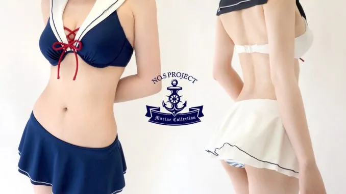 夏日风景线-日本水手服泳装JK之清纯 妹体之妖娆-绝对领域