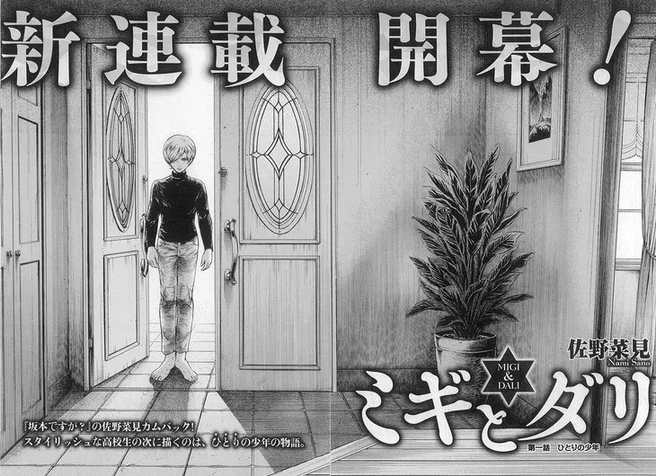 漫画家「佐野菜见」笔下最新作品《ミギとダリ》展开连载，双胞胎兄弟成为“一个人”！？-绝对领域