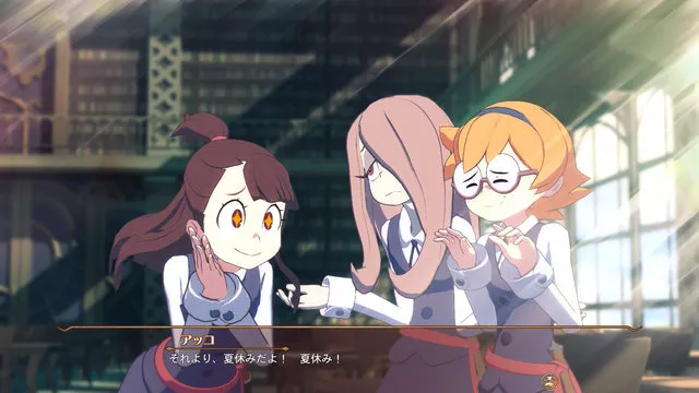 动画改编电玩《小魔女学园 时空魔法与七大不可思议》释出最新游戏介绍,剧中动画同样交由TRIGGER负责制作!