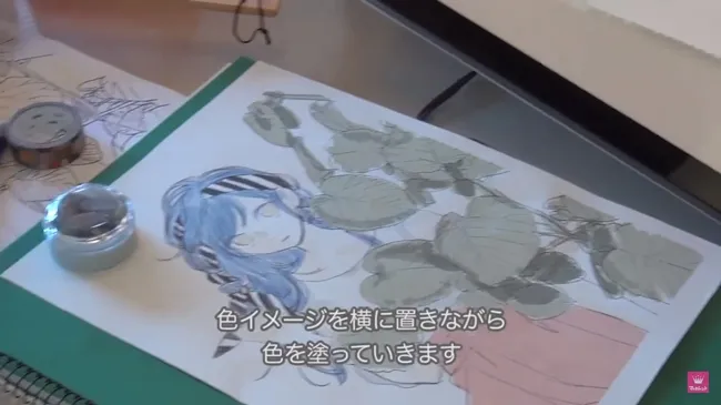 少女漫画家「森下suu」与「宫城理子」绘画过程大公开★美丽的漫画就是这样诞生的(*´∀ ˋ*)