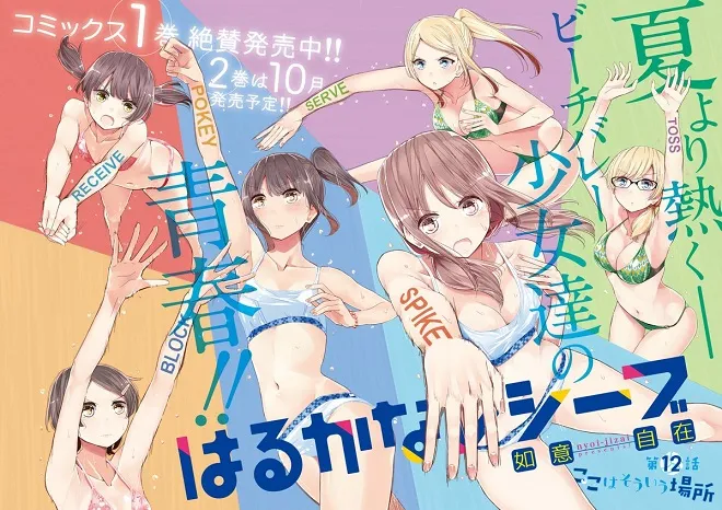 美少女X沙滩排球!芳文社旗下漫画《はるかなレシーブ》发表电视动画化消息!
