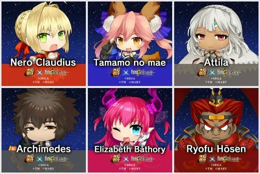 《Fate/EXTELLA》和《三国志大战口袋版》跨界合作展开!Q版大头图像免费开放下载