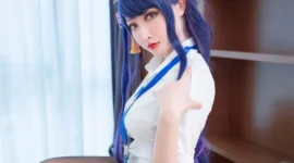 《原神》雷电将军cosplay-绝对领域