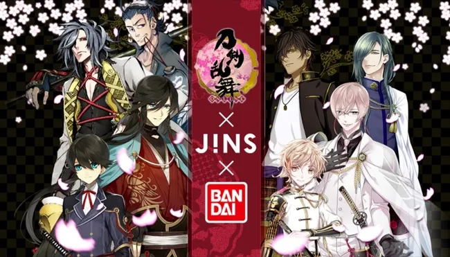 《刀剑乱舞-ONLINE-×JINS 第2弹》8款镜框设计出来啦👓！！你想戴哪位刀剑男士出门呢w？-绝对领域