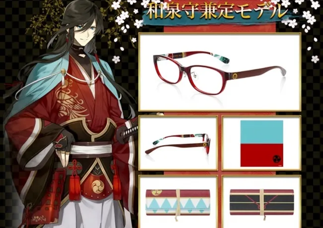 《刀剑乱舞-ONLINE-×JINS 第2弹》8款镜框设计出来啦👓!!你想戴哪位刀剑男士出门呢w?