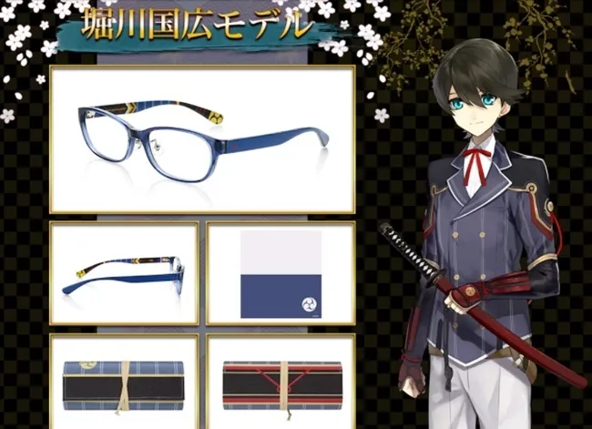 《刀剑乱舞-ONLINE-×JINS 第2弹》8款镜框设计出来啦👓!!你想戴哪位刀剑男士出门呢w?