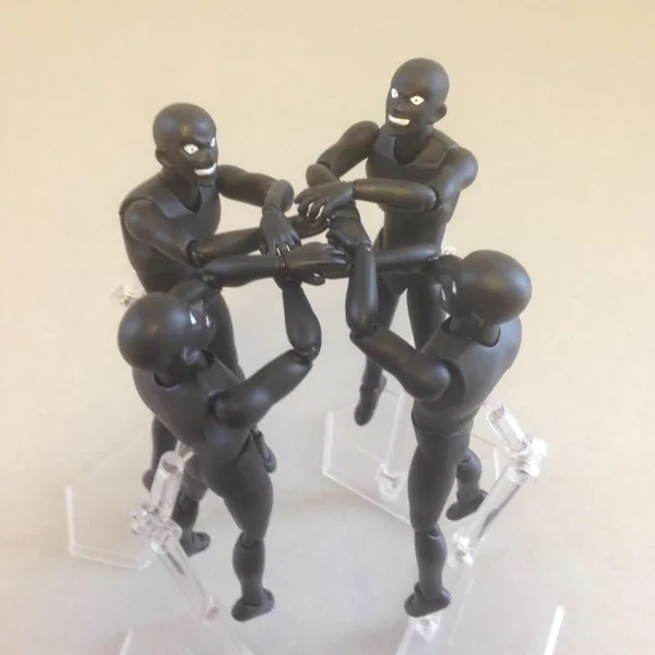 《名侦探柯南》黑衣人figma一次买13只能干嘛?当然是要重现那幅名画啊w