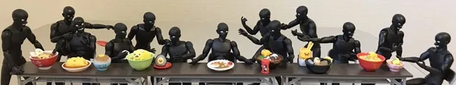 《名侦探柯南》黑衣人figma一次买13只能干嘛?当然是要重现那幅名画啊w