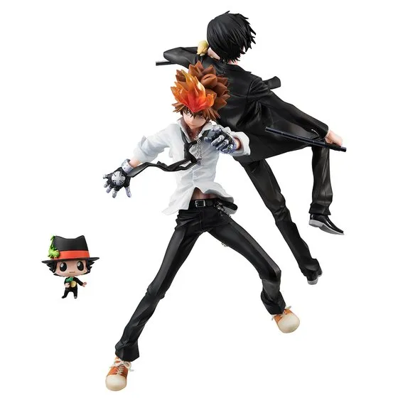 《家庭教师HITMAN REBORN!》阿纲&云雀战斗姿态模型帅气登场!两只一起带回家还能得到里包恩哦★
