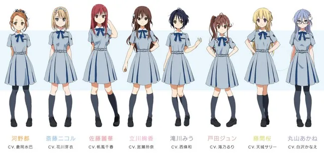 名制作人秋元康打造的新女子偶像团体《22/7》动画官网更新,动画到底会是什么样的故事呢?
