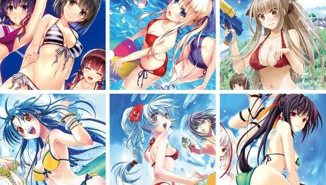 29位二次元美少女泳衣比拼-富士见Fantasia文库轻小说女角色水着大赛-绝对领域