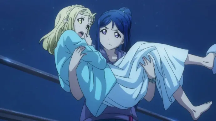 公主抱 压腿功-『Love Live！Sunshine！！』动画第二季PV第二弹-绝对领域
