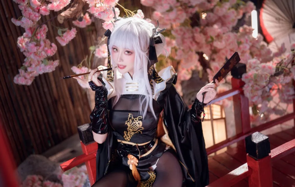 图片[1]-《nikke:胜利女神》白兔cosplay-绝对领域