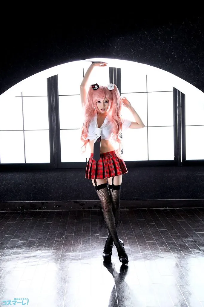 渔网吊带 裙下风光-『弹丸论破』江之岛盾子COSPLAY