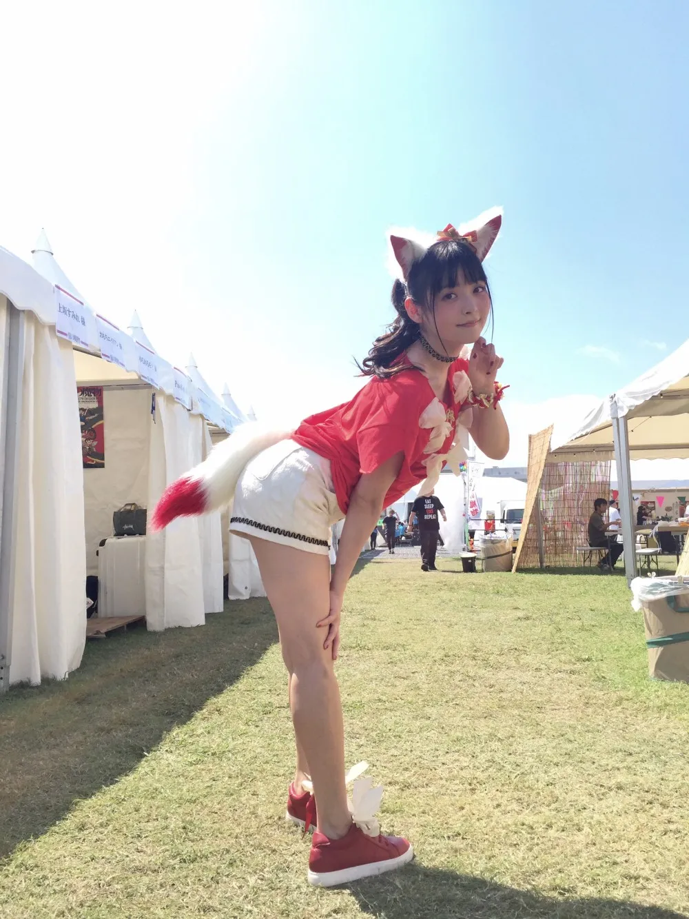 政委变妖精 兽耳和长尾-上坂堇兽娘造型出演